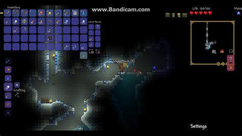 It can be of moderate difficulty in the early game, becoming relatively easy with some basic equipment. . Terraria cavern layer